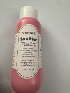 New NatureWell Sunrise Volumizing Conditioner For All Hair Types 13 fl oz MU2
